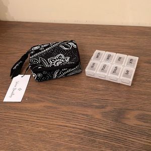 NEW Travel Pill Case in Stellar Paisley